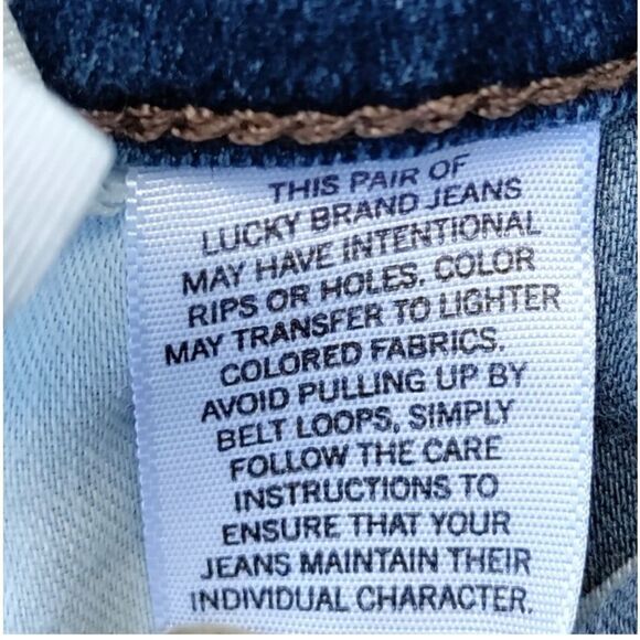 LUCKY BRAND BROOKE CAPRI RELEASED HEM SKINNY JEANS SZ 2/26 - Picture 6 of 7